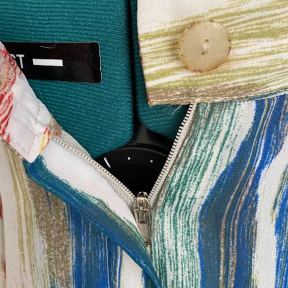 rosner multi color stripe pants size 36 - Picture 5 of 9